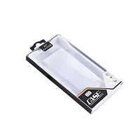 Emballage de téléphone en carton personnalisé de luxe, recyclable, respectueux de l'environnement, avec revêtement UV, gaufrage, fenêtre transparente, OEM