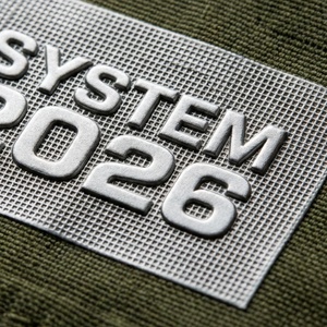 Etiquetas en relieve de alta frecuencia ecológicas, parches con letras, efecto 3D en relieve, etiquetas de transferencia térmica suave, cromadas plateadas para ropa - Product Image 2