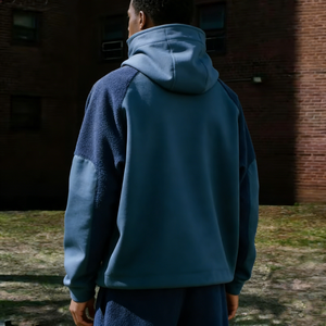 Sudadera <span class=keywords><strong>con</strong></span> <span class=keywords><strong>Capucha</strong></span> para Hombre, Diseño Personalizado <span class=keywords><strong>con</strong></span> Logotipo OEM, Doble Capa, Transpirable, <span class=keywords><strong>con</strong></span> Ojales, Panel de Felpa Tejida - Product Image 3