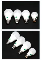 家庭用プラスチックコーティングアルミニウム電球ランプB22E27ネジLED電球15ワット暖かい電球超高輝度