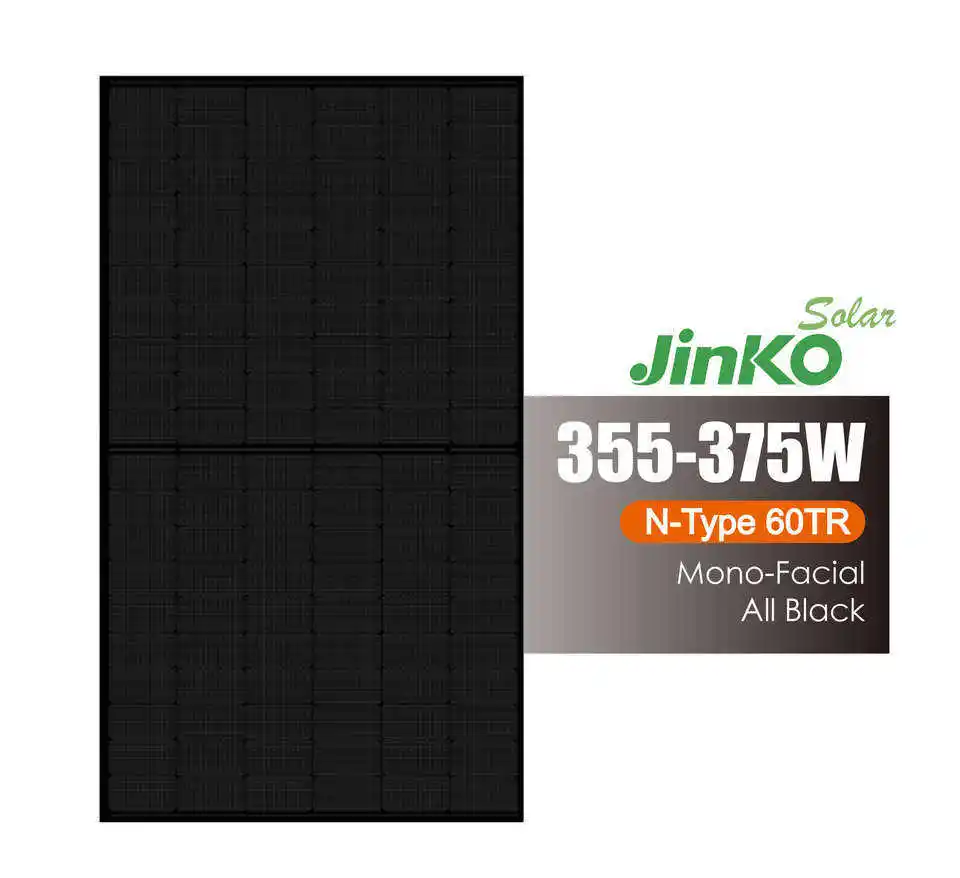 Wholesale price Jinko Tiger N-Type 60TR 355-375 Watt Solar Panel Jinko Tiger panneaux solaires