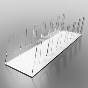 Présentoir multi-plaques en acrylique transparent personnalisé, présentoir de table en céramique pour carreaux de marbre acrylique - Product Image 6