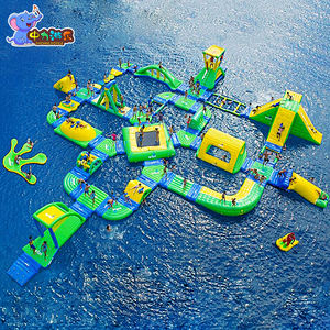 دورة عقبة مائية مخصصة لملعب الحديقة المائية ، دورة عقبة مائية قابلة للنفخ ، عقبة مائية عائمة - Product Image 4