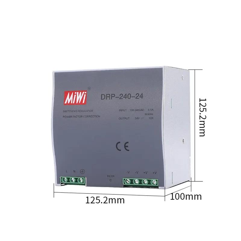 MiWi DRP-240-48 5A AC DCSMPSスイッチング電源