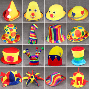 Costume de clown de fête d'Halloween coloré personnalisé MADESHINE, robe de clown, joker, bouffon, jaune à pois, chapeau de <span class=keywords><strong>cirque</strong></span>, quatre saisons - Product Image 4