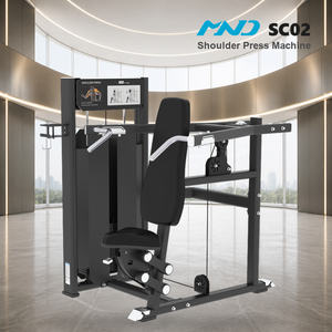 מכונת לחיצת כתפיים מסחרית מדגם MND SC02, ציוד כושר לחיזוק שרירים, מתאימה למנהלי רשתות חדרי כושר. - Product Image 1