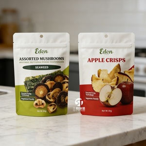 Bolsa de Embalaje Personalizada con Impresión Digital para Frutas y Verduras Secas, Reutilizable, con Cierre, para Frutas Crujientes, MOQ Bajo, Tipo Stand-Up - Product Image 6