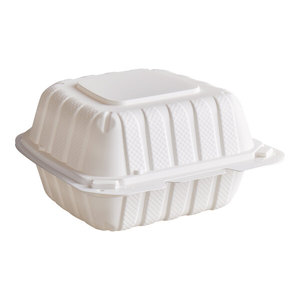 맞춤형 생분해성 플라스틱 일회용 도시락 조개껍질 테이크아웃 버거 용기 친환경 포장 - Product Image 1