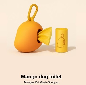 Coletor de Fezes de Silicone para Animais de Estimação - Pegador de Fezes Portátil para Passeios ao Ar Livre, Limpador de Fezes de Cão - Product Image 2