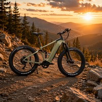 VTT électrique tout suspendu 750W à moteur central, cadre en alliage d'aluminium 6061, M370 9 vitesses, VTT électrique tout-terrain pour sentiers de montagne