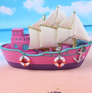 <span class=keywords><strong>Voilier</strong></span> <span class=keywords><strong>en</strong></span> résine de Style méditerrané<span class=keywords><strong>en</strong></span> 21.5CM résine jouet créatif cadeau barre accessoires de décoration - Product Image 2