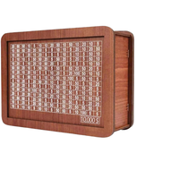 Tirelire en Bois Design Numérique Décoration Maison Boîte à Monnaie Sûre Économie d'Argent Cadeau Promotionnel