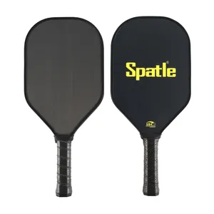 Elongated Pickleball Paddle With Fiber Glass Surface Honeycomb Polypropylene Core All Can Be Customized