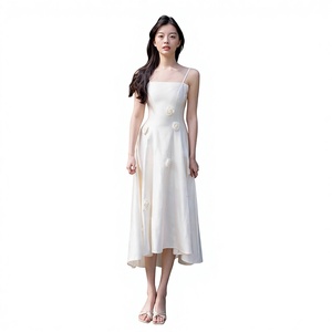 White Semi Formal Dress - Elegant Lace Sheer Design