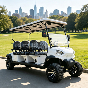 Chariot <span class=keywords><strong>de</strong></span> golf électrique 6 places anti-gouttelettes pour l'extérieur par temps humide – Vente en gros - Product Image 1