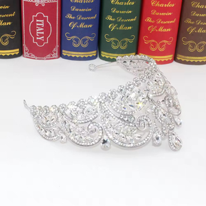 Couronne en strass et cristaux pour mariage, diadèmes d'anniversaire pour filles - Product Image 3
