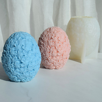 Handgemachte Schokolade Dekor Silikon form für Ei Blume Ball Kerze Gips Aroma therapie Seifen harz DIY Tool