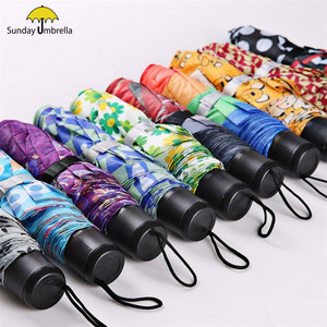 Ombrello Manuale Pieghevole <span class=keywords><strong>a</strong></span> Tre Sezioni per Adulti SUNDAY One 1 Dollar, Ideale come Regalo Promozionale - Product Image 2