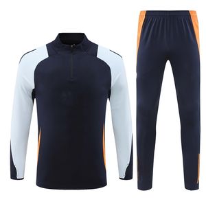 Conjunto Deportivo de Entrenamiento para <span class=keywords><strong>Hombre</strong></span> del <span class=keywords><strong>Madrid</strong></span>, Españ<span class=keywords><strong>a</strong></span>, con Chamarra de Manga Larga, Uniforme de Fútbol para Invierno, Último Modelo de Chándal - Product Image 4