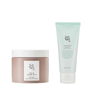 Set di Maschera Rinfrescante per i Pori alla Fagiola Rossa e Detergente al Prugnolo Verde di Beauty of Joseon per Viso, Adatto a Tutti i Tipi di Pelle - Product Image 1