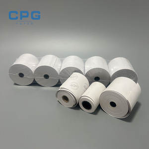Rollo de Papel Térmico de Alta Calidad al por Mayor, 57x40 80x70mm, Papel para Recibos sin BPA para Sistema POS de Restaurante, Cafetería, Bar - Product Image 1