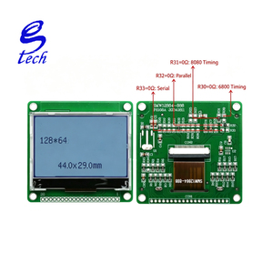 Módulo LCD COG de 128*64, Pantalla LCD Gráfica de Matriz de Puntos de 128x64 en Blanco y Negro, Interfaz Paralela SPI - Product Image 3