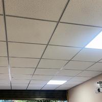 Plaques de plafond modernes personnalisées en fibres minérales 600x600mm (2x2ft) acoustiques, artistiques et ignifuges pour grille de plafond de salle de bain et de salon
