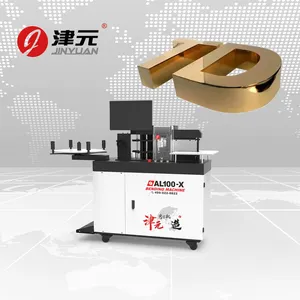 Prezzo competitivo Jinyuan AL100 alluminio trim led light making channel letter coil bend machine