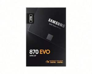 Pour disque SSD Samsung MZ-77E2T0BW 2 To 870 EVO SATA 2,5 pouces V-NAND 3 bits MLC DDR4 SDRAM AES 256 bits - Product Image 3