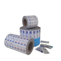 Rouleau de papier aluminium laminé enduit sur mesure pour emballage de sachets de lingettes humides - Vente en gros