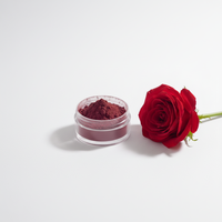 Poudre de fleur de rose rouge pure 99% Vitamine C & Extrait de plantes, agent colorant de qualité alimentaire pour la fabrication de rouges à lèvres et de bonbons