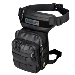 Rhinowalk Multi-Purpose Tactical Drop Leg Bag Motorcycle Fanny Pack Shoulder Messenger Bag for Motorbike