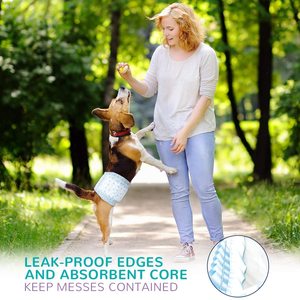 Mâle Moyen grand pet Couches Absorbant jetable Fuite Protection Excitable Uriner L'<span class=keywords><strong>incontinence</strong></span> <span class=keywords><strong>chien</strong></span> couches - Product Image 6