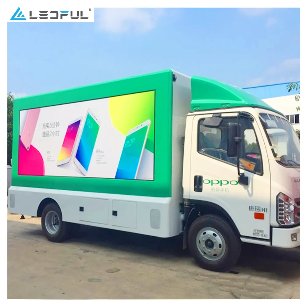 Double Sided P4 P5 P6 P8 P10 Outdoor Trailer Advertising LED Display Mobile Truck Billboard LED Screen