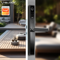 Cerradura de Puerta Corredera de Aluminio y Vidrio de Último Diseño, Múltiples Métodos de Desbloqueo en la Nube, WIFI, SDK, Certificación CE, Garantía de 2 Años