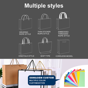 Túi giấy kraft đóng gói tùy chỉnh in logo, túi quà tặng bán buôn cao cấp OEM Shuoye 2025, túi đựng thực phẩm bán lẻ - Product Image 4