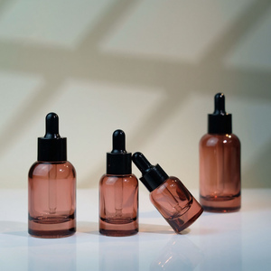 15Ml 20Ml 30Ml 50Ml Hổ Phách Màu Nâu Rỗng Tùy Chỉnh Chai Thủy Tinh Tóc Dầu Mỹ Phẩm Bao Bì Cho Rượu 20/410 24/410 - Product Image 2