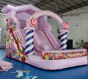 Kids Moon Inflatable Bounce House Commercial Moonwalk Cute Bounce Castle Jumping House