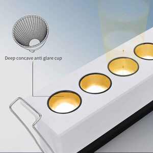 Haute Cri Lumen Faible Ugr Tube Linéaire Bibliothèque Gym Salon Intégré Anti-Éblouissement Led Grille Plafonnier - Product Image 4