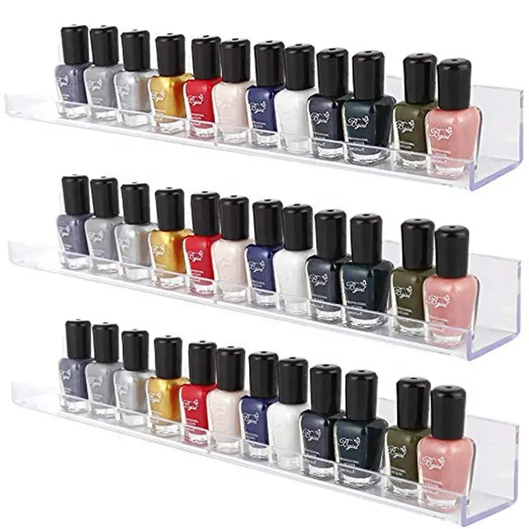 Perspex — support mural personnalisé en acrylique pour vernis à ongles, accessoire pour manucure et pédicure, Promotion