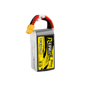 TATTU R-Line Version 4.0 6s Battery 1300mAh 22.2V 120C Battery with XT60 Plug for <b>RC</b> Racing <b>Drone</b> Quadcopter - Product Image 2