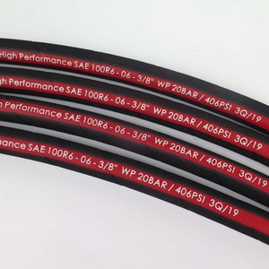 Resistente corrosión y aceite OEM de estilo de calidad EN854 2TE Manguera de <span class=keywords><strong>caucho</strong></span> de fibra de maquinaria de ingeniería - Product Image 2
