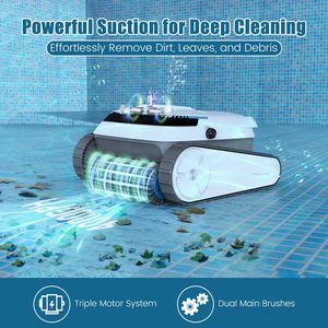 USA DE Shipping AIRROBO Cordless Swimming Pool Robot Automatic Climbing <b>Wall</b> Robotic Smart Cleaner Pool Robot Cleaner USA DE Shi - Product Image 2