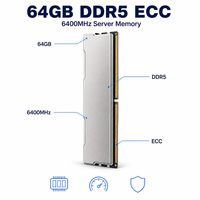 Mémoire serveur ECC DDR5 64 Go 6400 MHz pour centre de données, informatique cloud, serveur rack d'entreprise