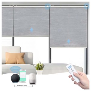 Cortina de doble rodillo motorizada, sala de estar persiana <span class=keywords><strong>para</strong></span>, apagón de día y noche, persiana enrollable de cebra <span class=keywords><strong>para</strong></span> ventana - Product Image 3