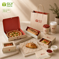 Boîte à hot-dogs en papier kraft de qualité alimentaire, personnalisée avec impression OEM et impression évanescente, pour l'emballage de plats à emporter de restauration rapide