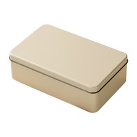 Boîtes en fer blanc rectangulaires RTS 180 mm, couleurs vives, matériau alimentaire, logo personnalisé, vente en gros d'usine, pour thé et poudre de matcha