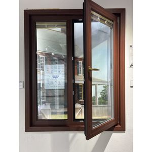 Conception personnalisée Fenêtre battante en verre isolant UPVC Fenêtres à battant en <span class=keywords><strong>PVC</strong></span> à double vitrage avec <span class=keywords><strong>store</strong></span> <span class=keywords><strong>intégré</strong></span> <span class=keywords><strong>intégré</strong></span> interne - Product Image 3
