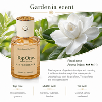 Diffuseur d'aromathérapie de luxe TopOne 160 ml pour voiture, porte-gobelet, huile essentielle longue durée 120 jours, extrait de plantes naturelles, désodorisant