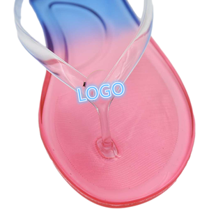 <span class=keywords><strong>Janda</strong></span> Tongs d'été pour hommes Sandales plates-formes légères et anti-glissantes Semelle intérieure en EVA Pantoufles imprimées de style maison pour la plage - Product Image 1